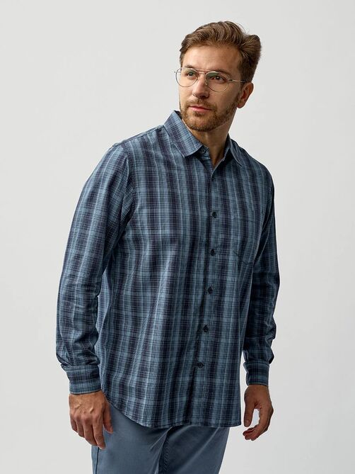 Фото 1 - Мужская рубашка, I-RLC158-1 