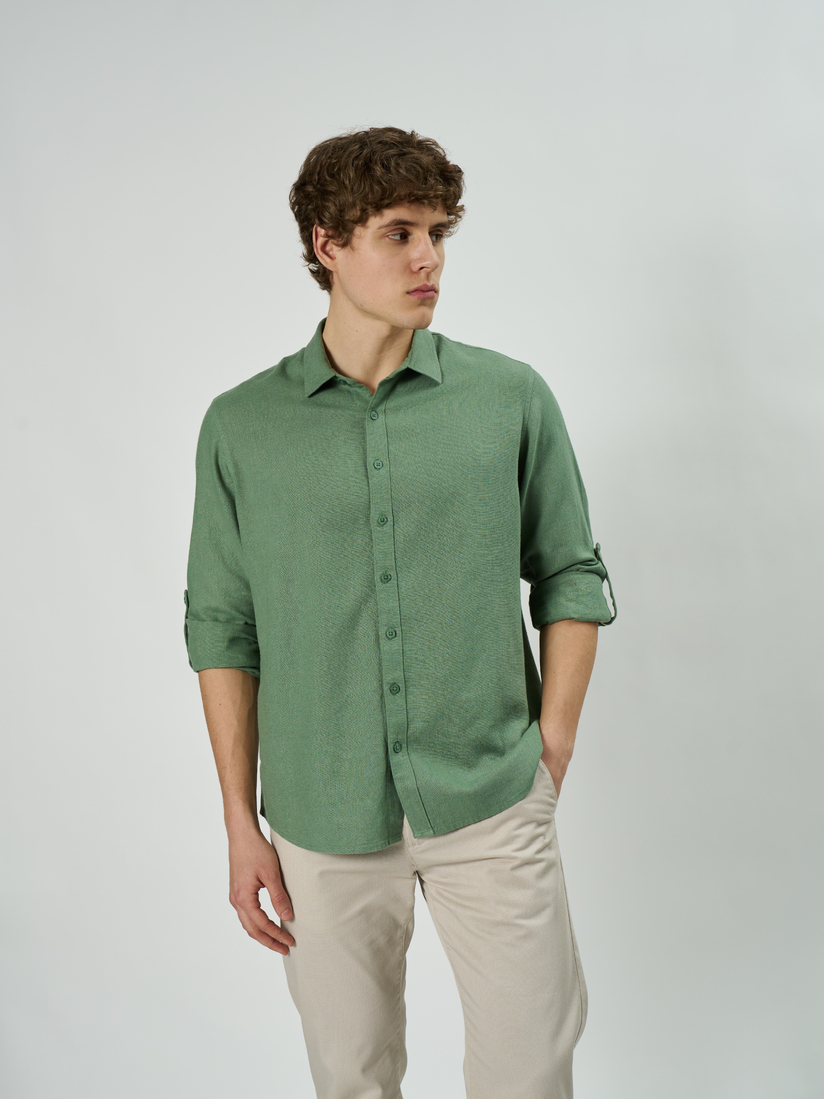 Фото 2 - Мужская рубашка PG-RLLR235-21, PG-RLLR235-21 