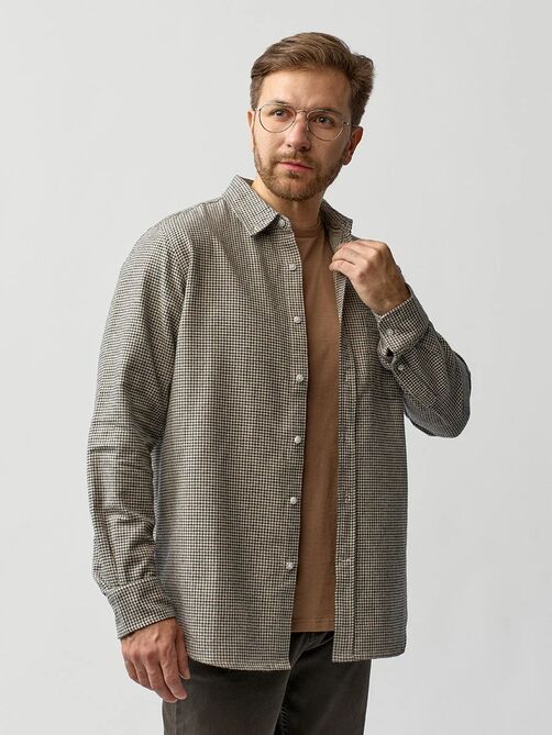 Фото 1 - Мужская рубашка, I-RLC153-1 