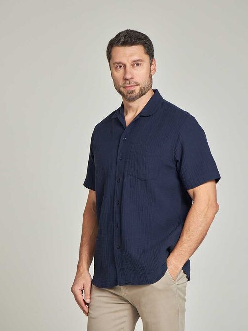 Фото 1 - Мужская рубашка I-RSC131-1 