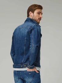 Фото 4 - Мужская джинсовая куртка MJCK035-2 