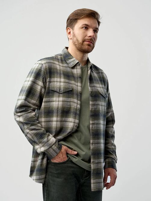 Фото 1 - Мужская рубашка, I-RLC151-1 