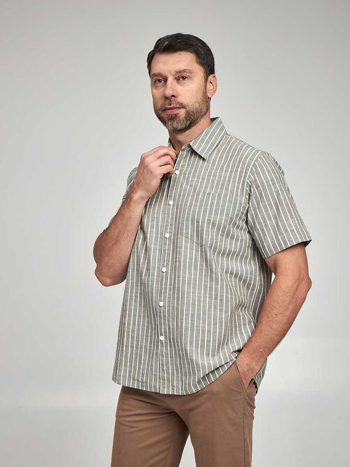 Фото 1 - Мужская рубашка I-RSC124-1 