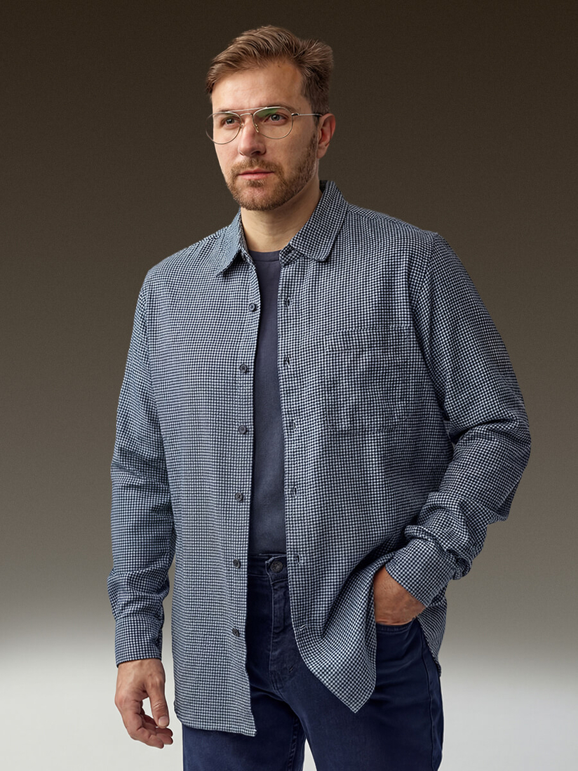 Фото 1 - Мужская рубашка, I-RLC154-1 