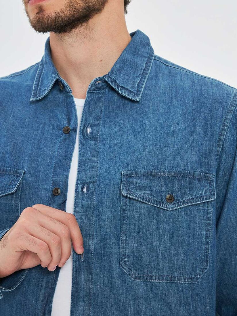 Фото 3 - Мужская рубашка I-RLD43-2 